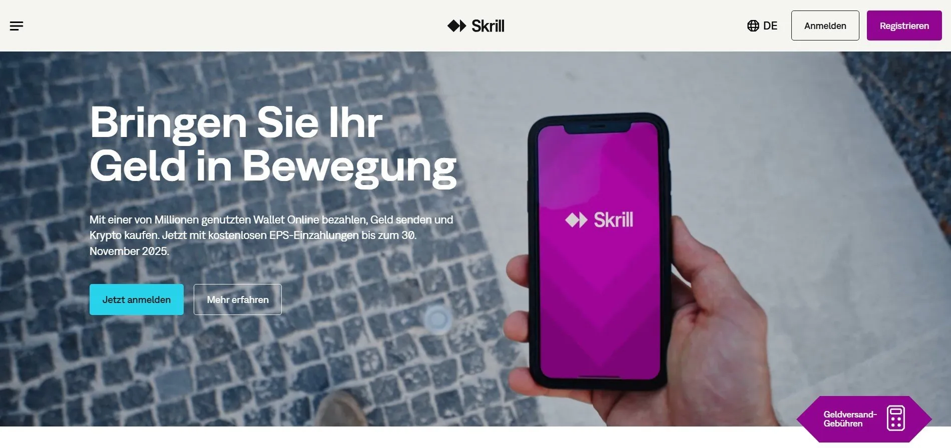 Skrill Ewallet Startseite